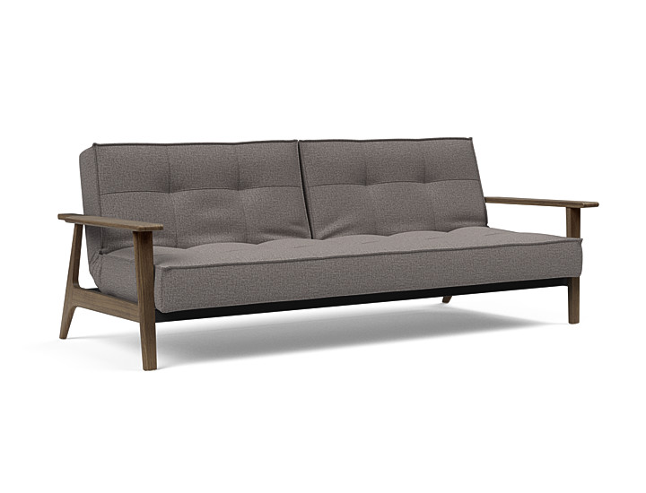Innovation Splitback Sovesofa Med Frej Armlæn Valg Armlæn Mellem Egetræ Eller Røget Egetræ-521 -røget Egetræ