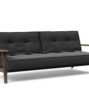Innovation  Splitback Sovesofa Med Frej Armlæn Valg Armlæn Mellem Egetræ Eller Røget Egetræ-529-røget Egetræ