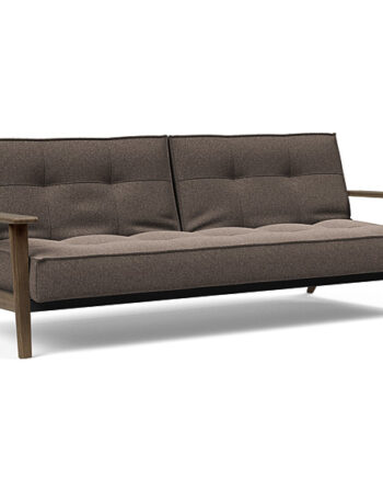 Innovation  Splitback Sovesofa Med Frej Armlæn Valg Armlæn Mellem Egetræ Eller Røget Egetræ-530-røget Egetræ