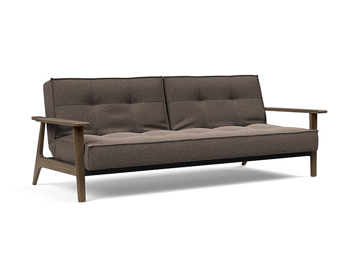 Innovation Splitback Sovesofa Med Frej Armlæn Valg Armlæn Mellem Egetræ Eller Røget Egetræ-530-røget Egetræ