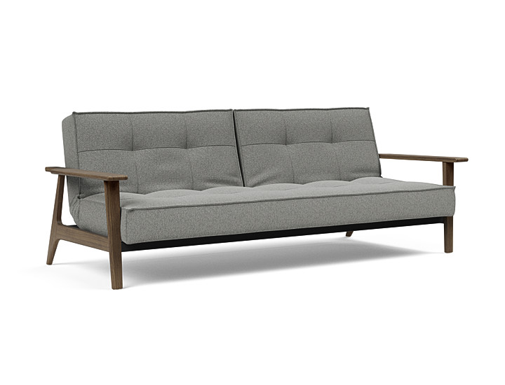 Innovation Splitback Sovesofa Med Frej Armlæn Valg Armlæn Mellem Egetræ Eller Røget Egetræ-533 -røget Egetræ
