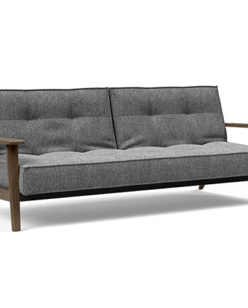 Innovation  Splitback Sovesofa Med Frej Armlæn Valg Armlæn Mellem Egetræ Eller Røget Egetræ-563 -røget Egetræ