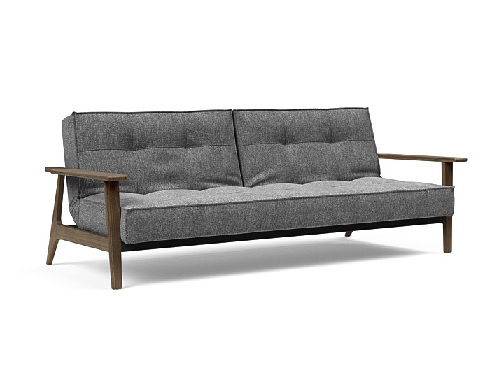 Innovation Splitback Sovesofa Med Frej Armlæn Valg Armlæn Mellem Egetræ Eller Røget Egetræ-563 -røget Egetræ