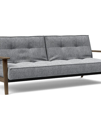 Innovation  Splitback Sovesofa Med Frej Armlæn Valg Armlæn Mellem Egetræ Eller Røget Egetræ-565 -røget Egetræ