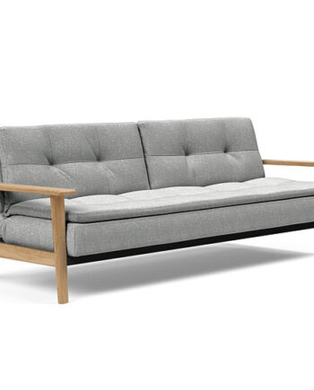 Innovation  Splitback Sovesofa Med Frej Armlæn Valg Armlæn Mellem Egetræ Eller Røget Egetræ-590 -røget Egetræ