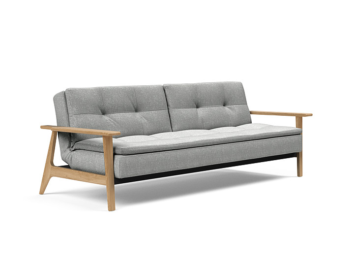 Innovation Splitback Sovesofa Med Frej Armlæn Valg Armlæn Mellem Egetræ Eller Røget Egetræ-590 -røget Egetræ