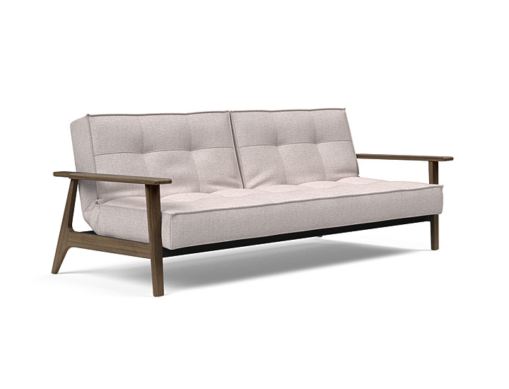 Innovation Splitback Sovesofa Med Frej Armlæn Valg Armlæn Mellem Egetræ Eller Røget Egetræ-300 -røget Egetræ