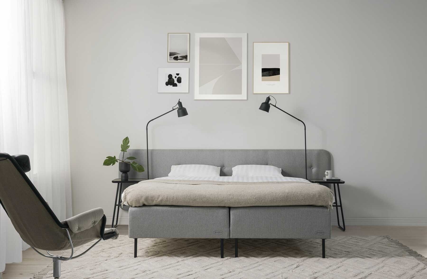 Jensen Diplomat Boxmadras 210x210 Cm Kingsize Boxmadras