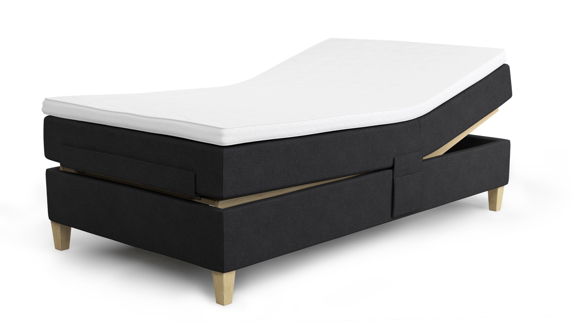 Jensen Diplomat Dream Elevationsseng 90x200 Cm Inkl Topmadras Og Ben