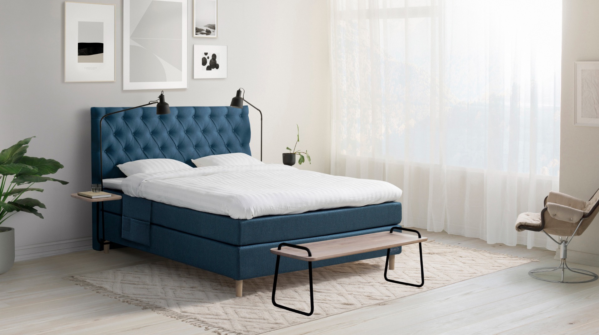 Jensen Diplomat Kontinental 180x210 Tilpasset Støtte Zoneinddelt Fjedersystem Og Luksuriøs Sleep Topmadras For En Drømmesøvn Hver Nat