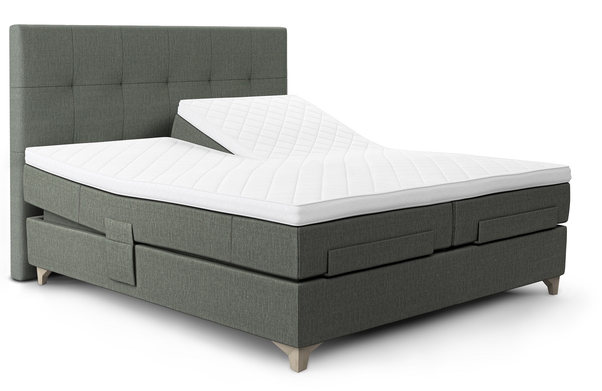 Jensen Prestige Dream Elevationsseng 160x200 Cm Dobbeltseng Med En Blød Skulderzone