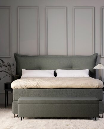 Jensen  Prestige Kontinentalseng 180   200 Cm Inkl  Topmadras Med Ben