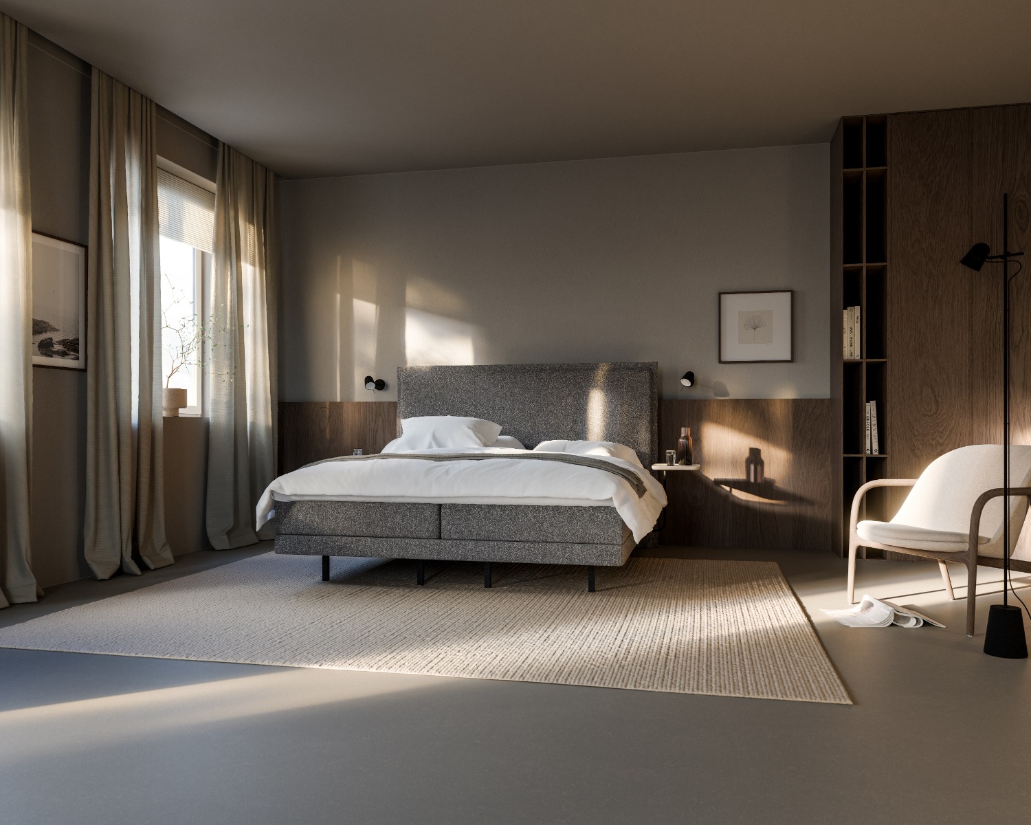 Jensen Prestige Lean Elevationsseng 180x200 Cm