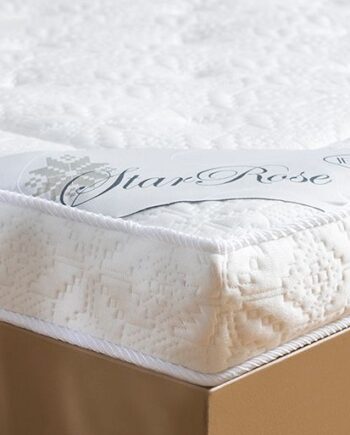 Jensen  Starrose Topmadras Natur Latex Kerne Kashmir-kvalitet Svanemærket-160x200