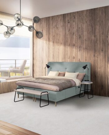 Jensen  Supreme Boxmadras 180x210 Cm Inkl  Topmadras Og Ben