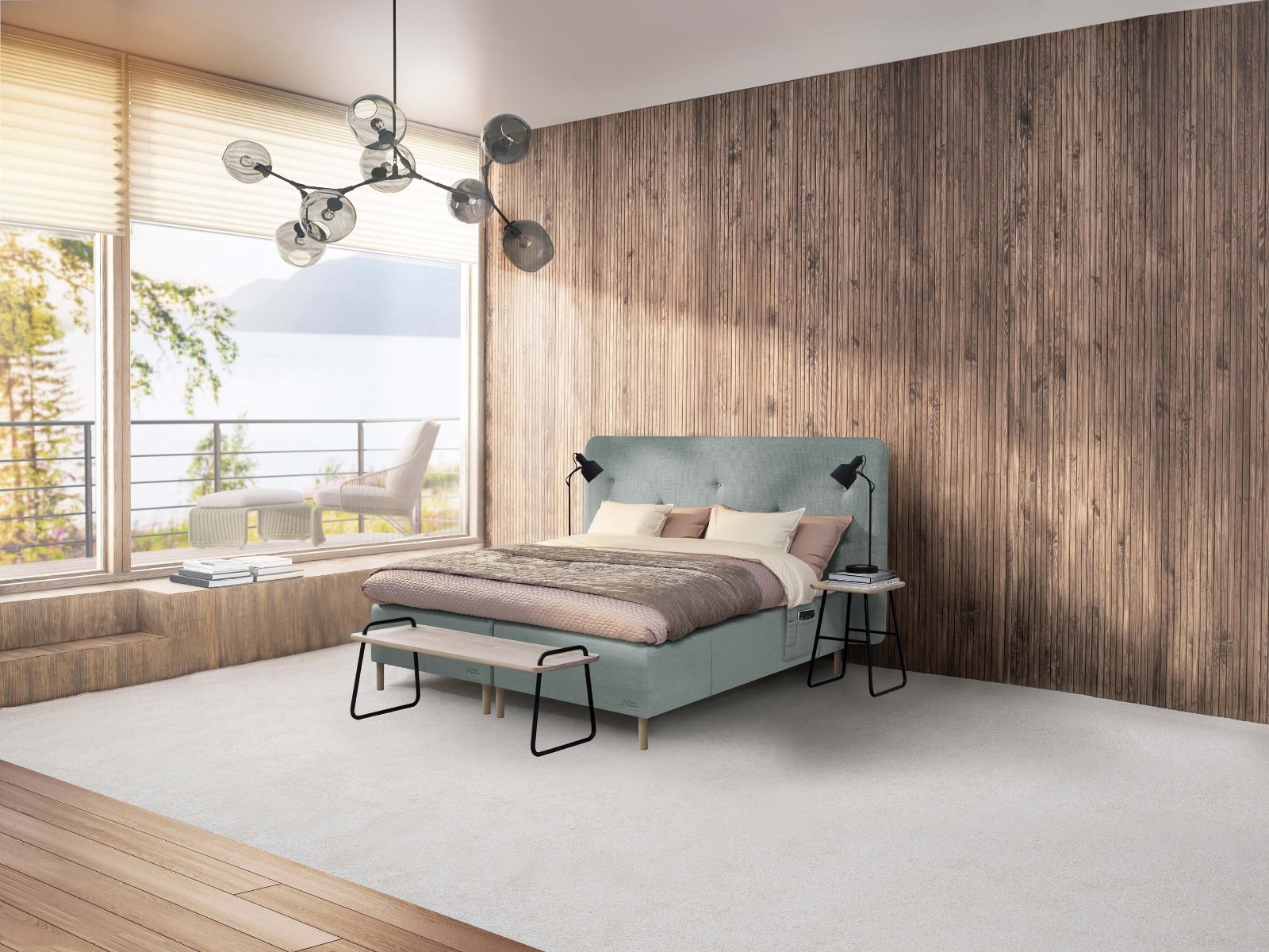 Jensen Supreme Boxmadras 80x200 Cm Inkl Topmadras Og Ben