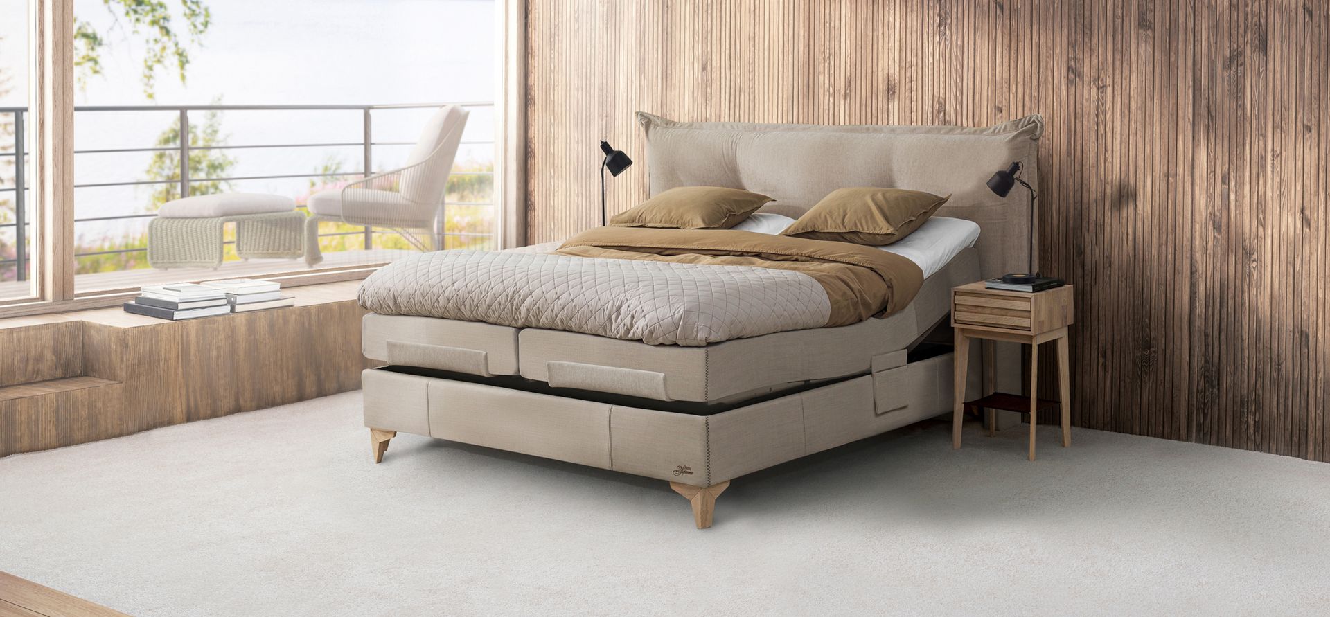 Jensen Supreme Dream Elevationsseng 105x210 Cm