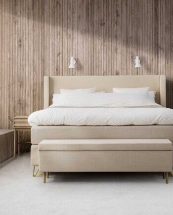 Jensen  Supreme Kontinentalseng 210x210 Cm King Size Seng   Meget Høj Kvalitet