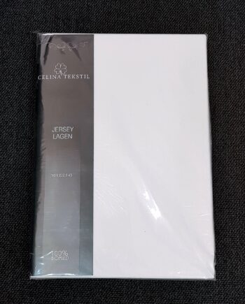 Jersey Stræklagen Hvid 90x200   45 Cm 100  Bomuld  Begrænset Antal