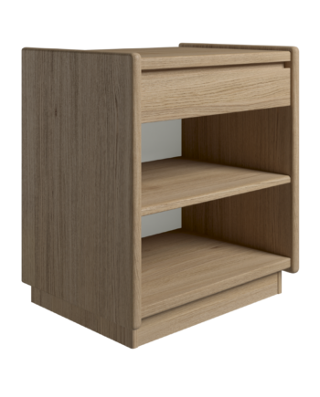 Kaagaard  Sengebord-eg Oliebeh- : 50  : 47-sokkel