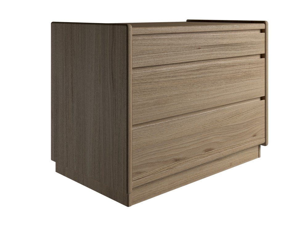 Kaagaard Sengebord-eg Oliebeh- : 80 : 37-sokkel