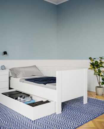 Kaagaard  423 Sengeramme-hvid-160x200