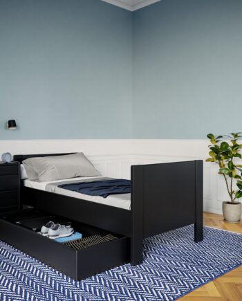 Kaagaard  423 Sengeramme-sort-80x200