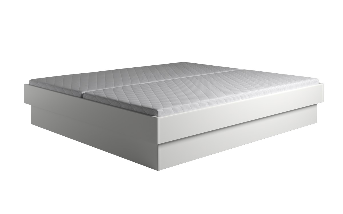 Kaagaard 381 Sokkel Sengeramme-hvid-160x200