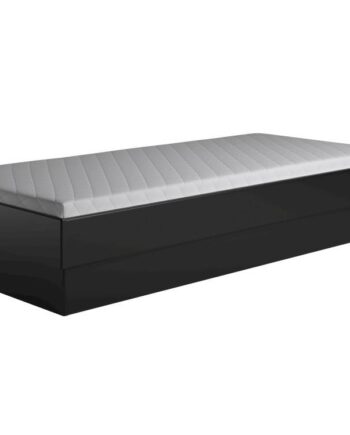 Kaagaard  381 Sokkel Sengeramme-sort-80x200