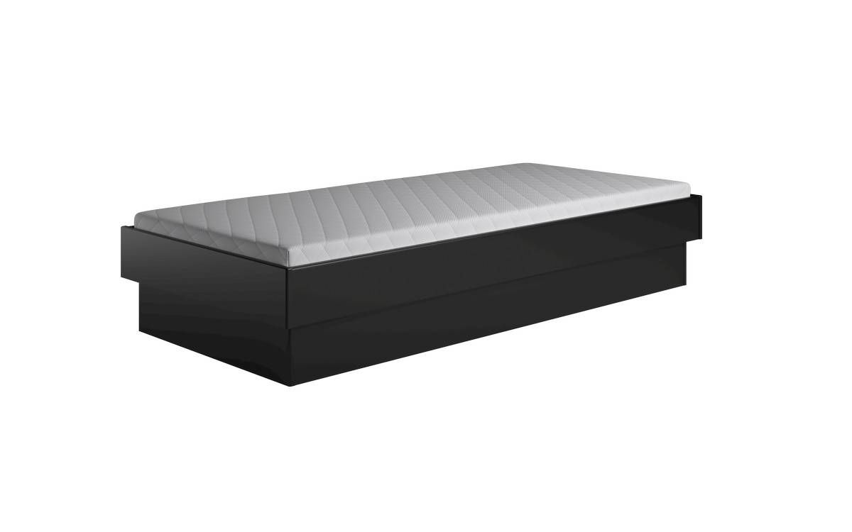Kaagaard 381 Sokkel Sengeramme-sort-80x200
