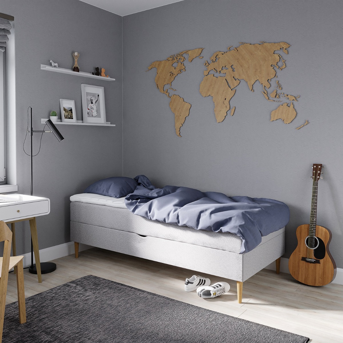 Livingbed Karma Classic Magasin Seng 120x200 Cm Stor Opbevaringsrum