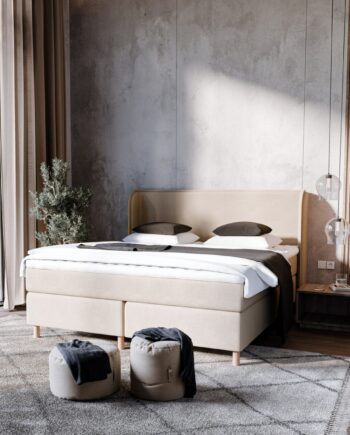 Livingbed Karma Lux Kontinental     -zonet Pocket 160x200 Cm Inkl  Latex Topmadras