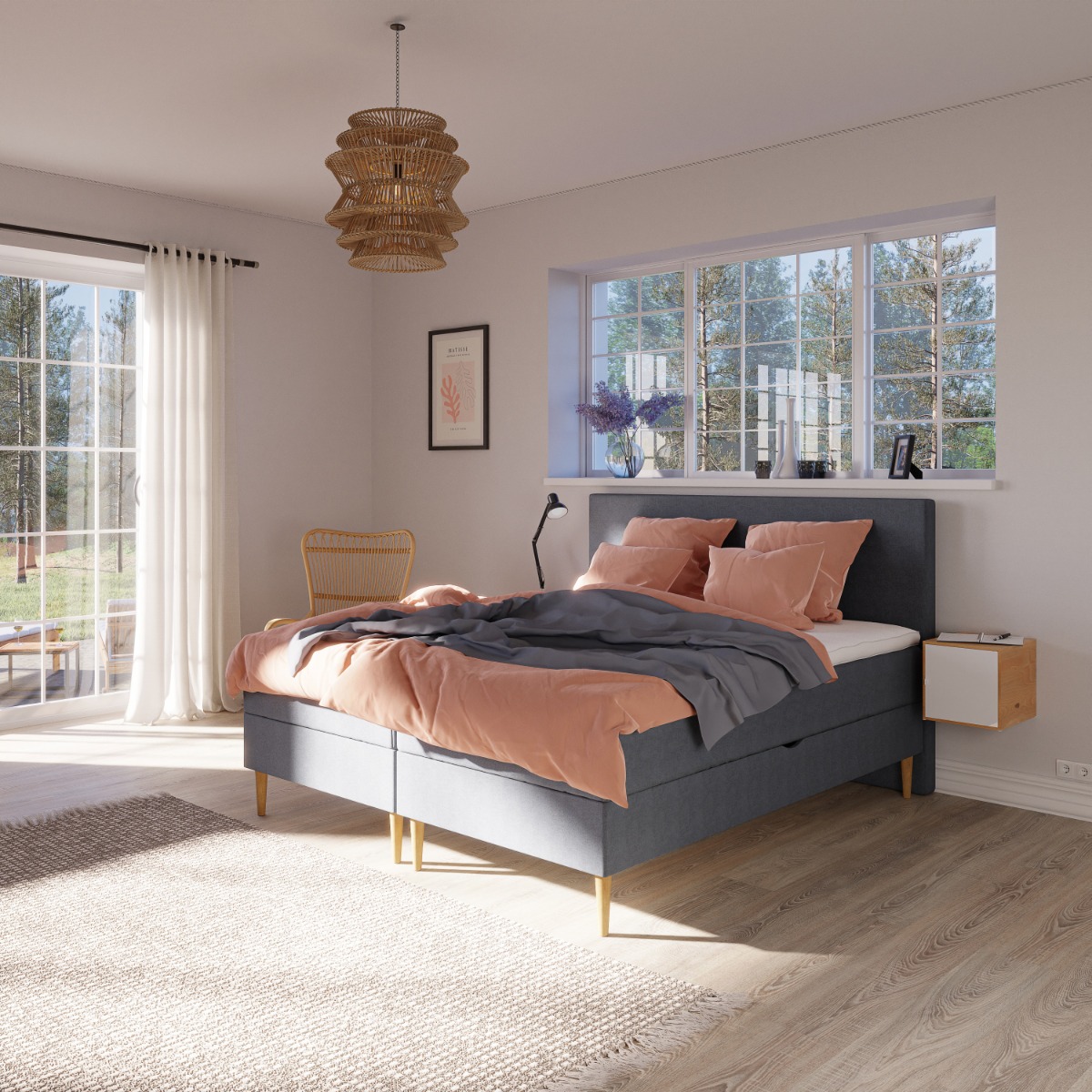 Livingbed Karma Lux Magasin Seng 180x200 Cm Inkl Latex Top