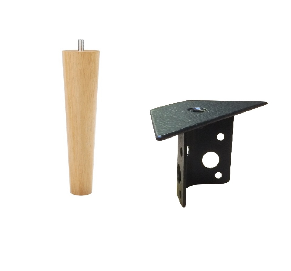Livingbed Rund Ben Eg-10 Cm Inkl Hjørnebeslag