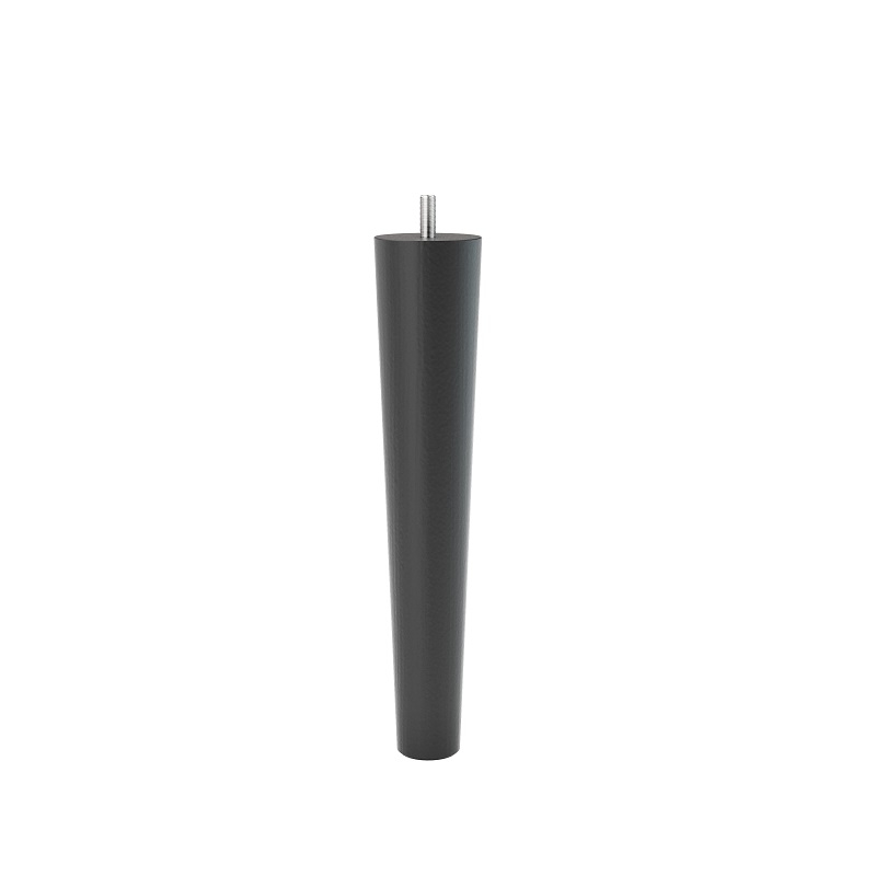Livingbed Rund Ben Eg Sort-10 Cm