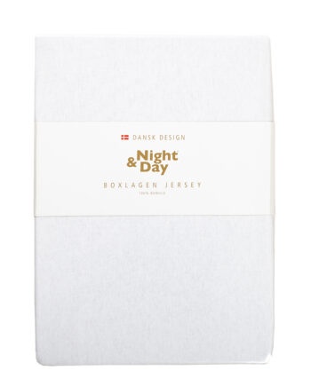 Night And Day Jersey Lagen Hvid-140x200