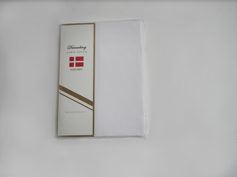 Satin Kuvertlagen Til Topmadras - Cm Hvid-80x200