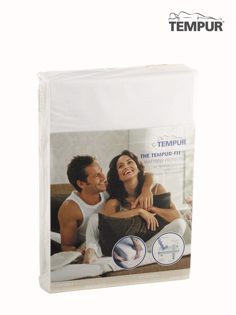 Tempur Fit Protector Lagen 100 Vandtæt Og åndbart Udgået Model -120x200- : 27-30 Cm