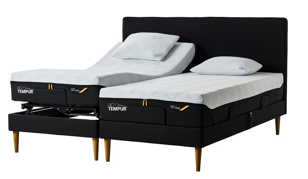 Tempur Move Elevationsseng Slideback 90x200 Cm Quot Inkl Pro Plus Smartcool Madras