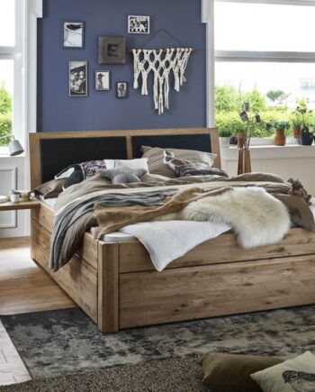 Tjørnbo Easy Sleep Skuffeseng Gavl Nr   140x200 Cm Egetræ   Kernbøg