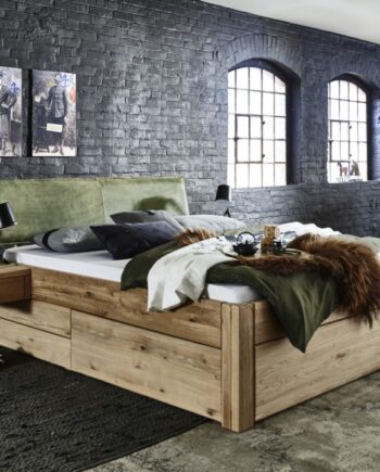 Tjørnbo Easy Sleep Skuffeseng Gavl Nr7 180x200 Cm  180x210 220 Cm  Massiv Fyrretræ