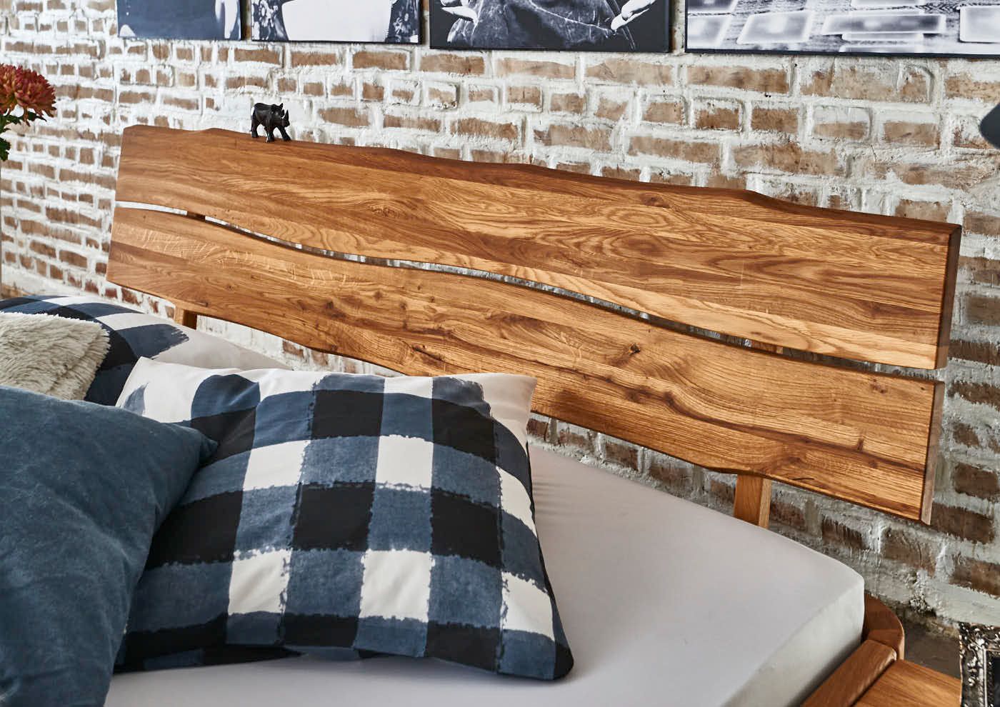 Tjørnbo Seng Nr Med Metalben Massiv Eg Easy Sleep Model-eg Oile-160x200