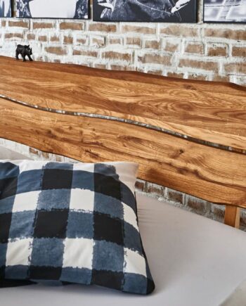 Tjørnbo  Seng Nr    Med Metalben   Massiv Eg   Easy Sleep Model-eg Oile-180x220