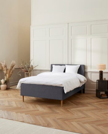 Fabrikkens Luksus   Boxmadras  Antracit  120x200 Cm