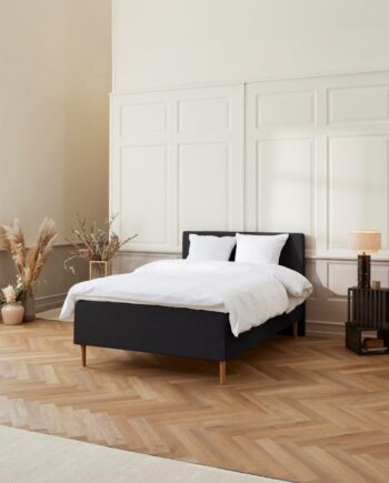 Fabrikkens Luksus   Boxmadras  Sort  140x200 Cm