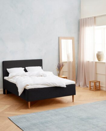 Fabrikkens Kølende   Boxmadras  Sort  105x210 Cm