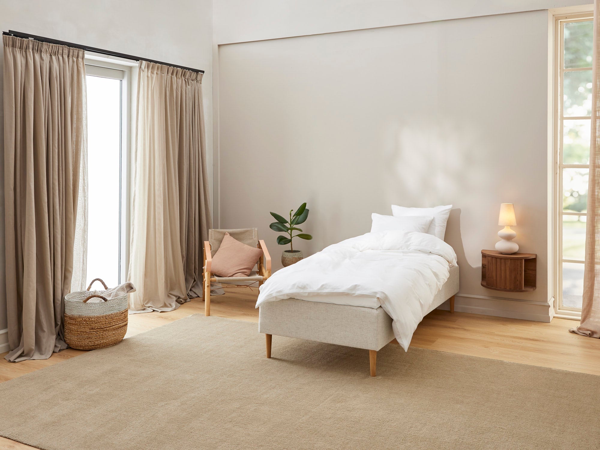 Fabrikkens Komfort Boxmadras Sand 90x210 Cm