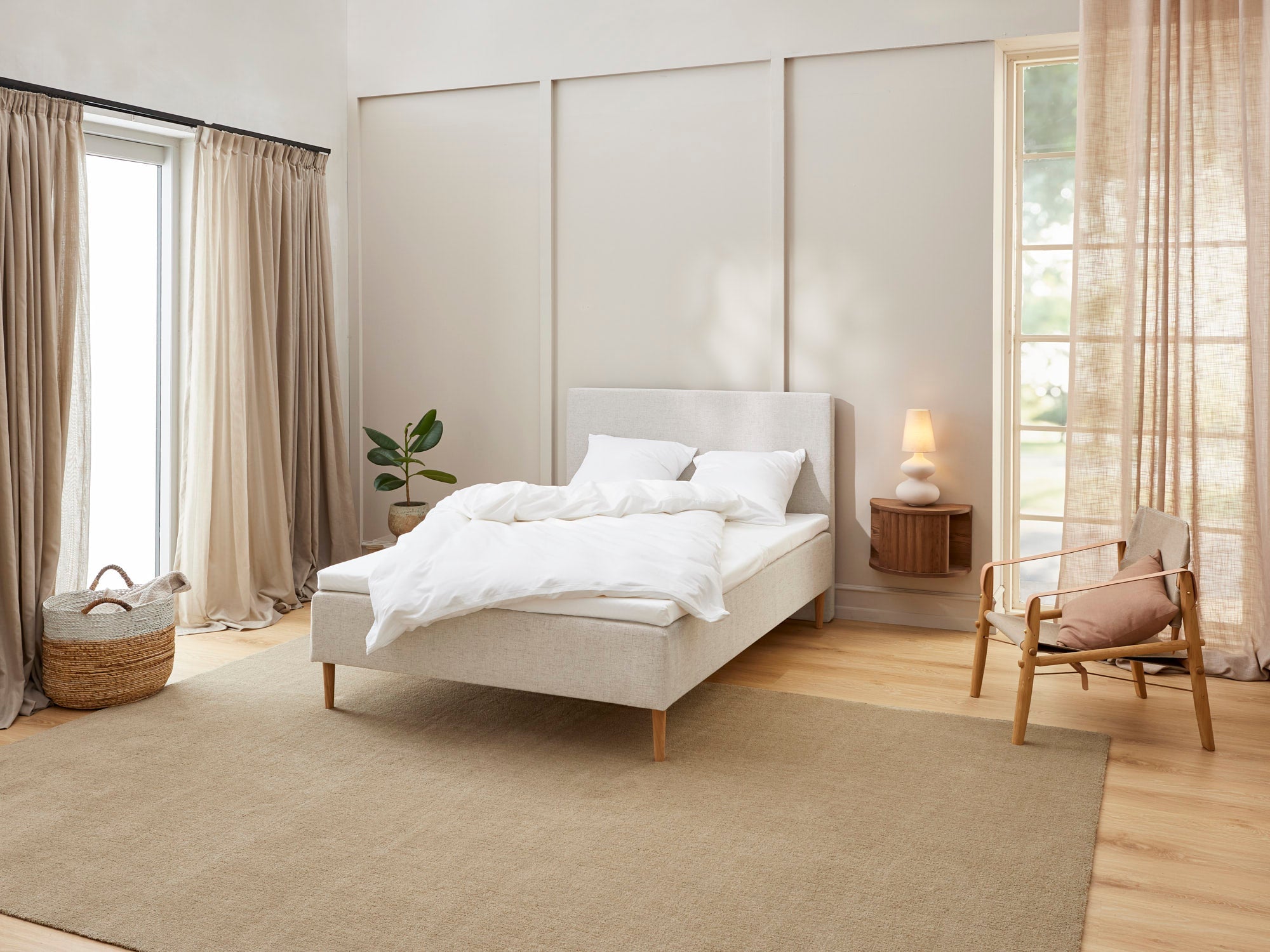 Fabrikkens Komfort Boxmadras Sand 120x200 Cm