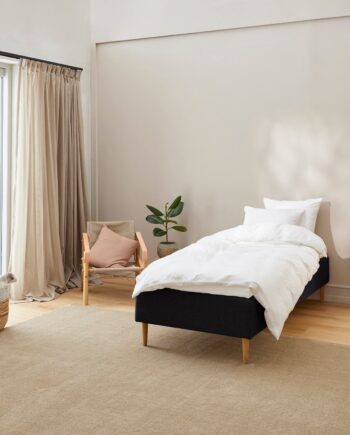 Fabrikkens Komfort   Boxmadras  Sort  90x210 Cm