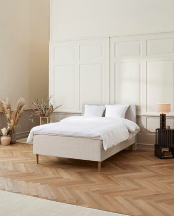 Fabrikkens Luksus   Boxmadras  Sand  140x200 Cm